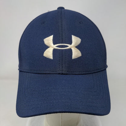 Under Armour HeatGear Fitted Hat Blue M/L Embroidered Protect This House