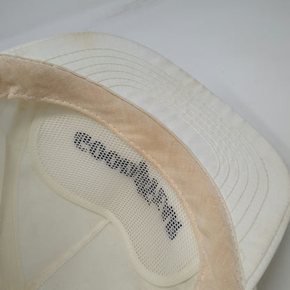 Goodyear Trucker White Vintage Rope Brim Snapback Hat Embroidered Logo Graphic