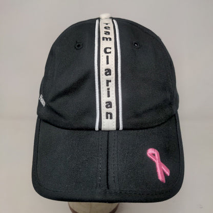 Clarian Health Men's Strapback Hat Black OSFA Race for the Cure 2008 Logo