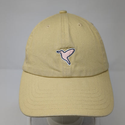 Free The Bird Slideback Hat Tan OS Adjustable Embroidered 6 Panel Bird Dogs
