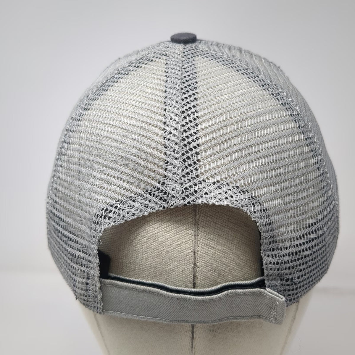 Gray Baseball Cap One Size NYC Statue of Liberty 1886 Mesh Made in USA Hat