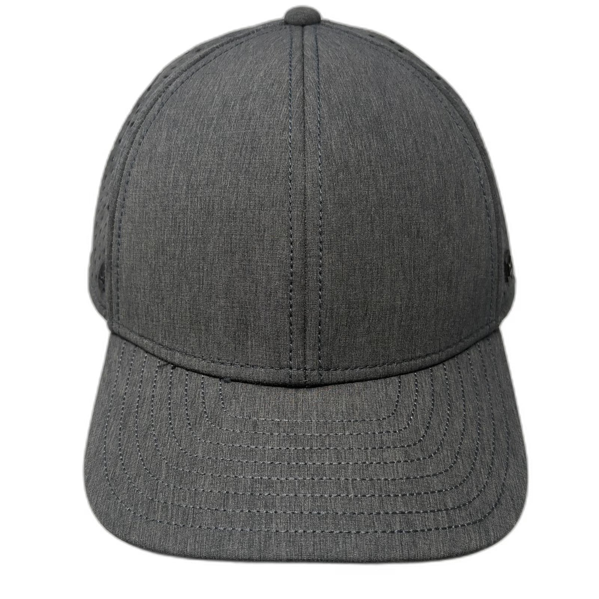 Melin Trucker Hat Gray One Size Hydro A-Game Perforated Performance Snapback