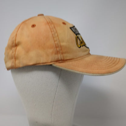 Cabela's Baseball Cap Orange One Size Strapback World's Foremost Outfitter Hat