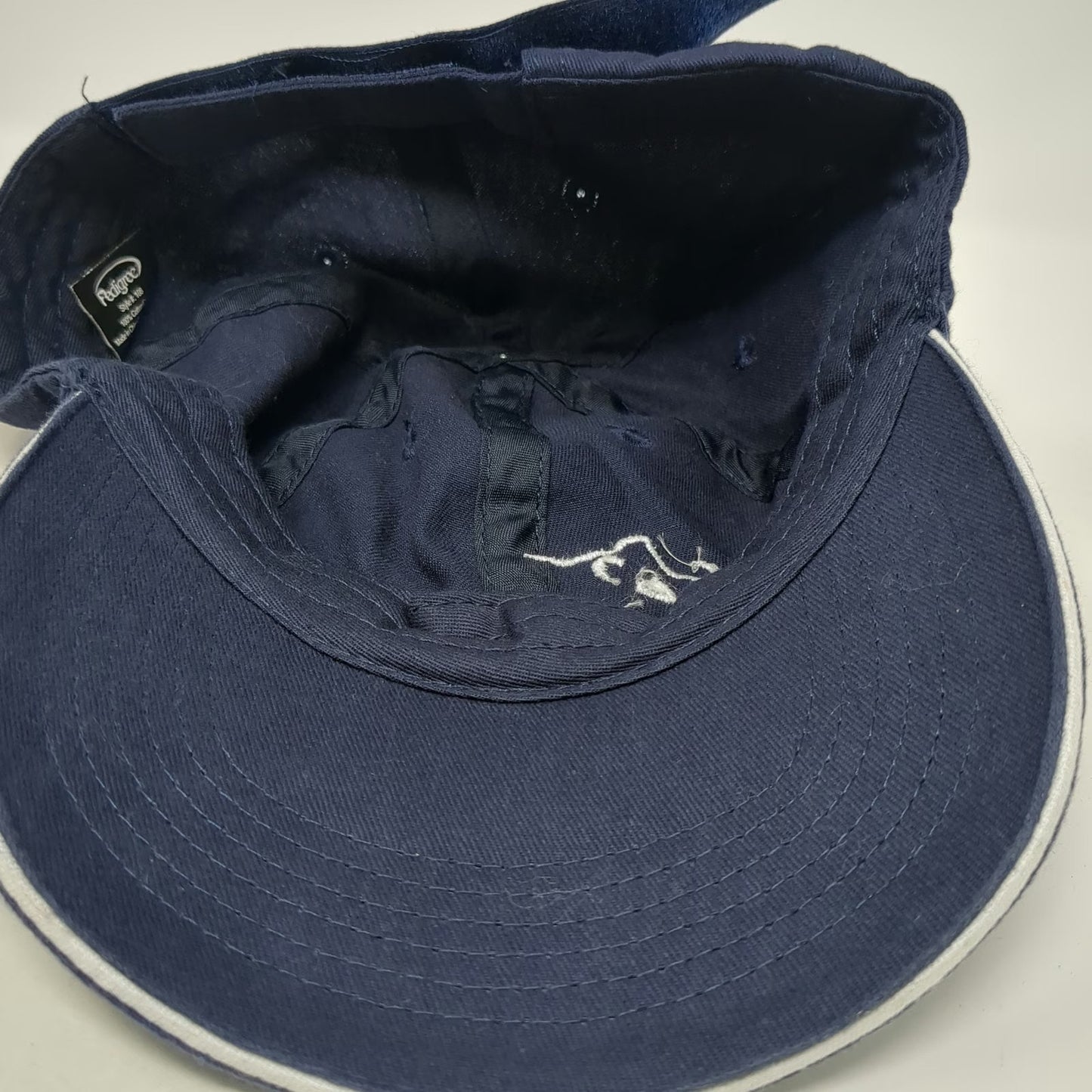 Pedigree Baseball Cap Blue One Size Poulin Grain Sandwich Brim Embroidery Hat
