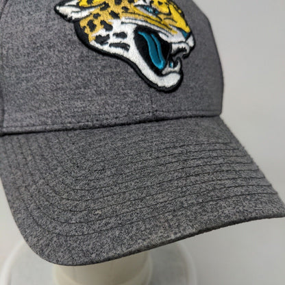 NFL Team Snapback Hat Gray Size OS Embroidered Jacksonville Jaguars Logo