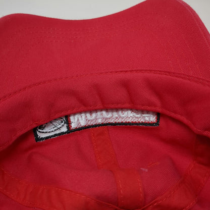 Ford Motorcraft Logo Baseball Cap Red One Size Embroidered Adjustable Strap hat