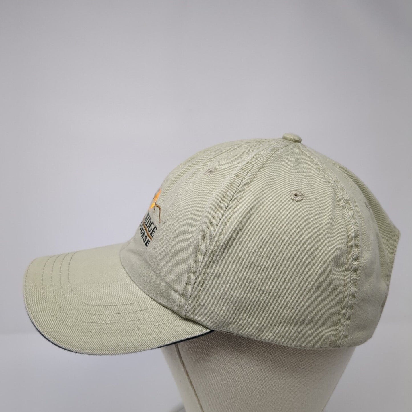 Poppy Ridge Golf Course Slideback Hat Tan One Size Adjustable Roxxi