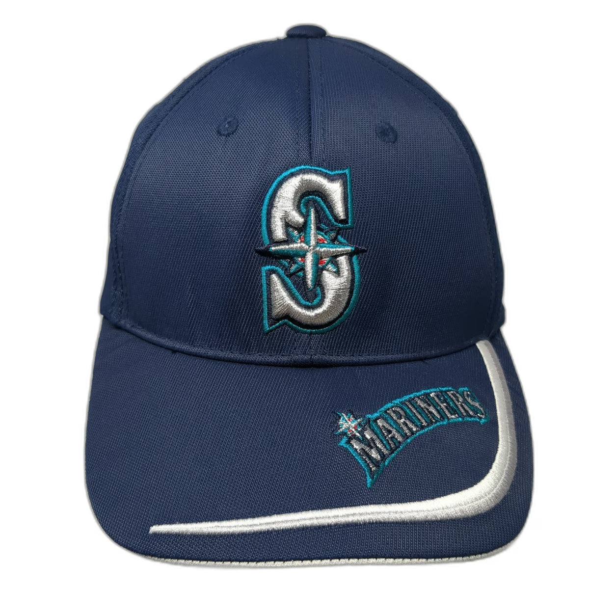 Seattle Mariners MLB Fan Favorite Baseball Cap Blue OSFM Strapback Embroidery