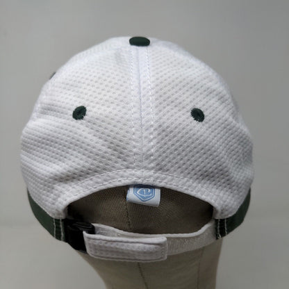 Scarteen Stud Men's Strapback Golf Hat Green White Embroidered Logo