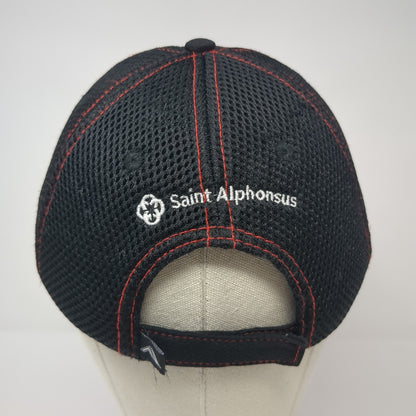 Got Trauma Saint Alphonsus Baseball Cap Black One Size Mesh Pacific Headwear