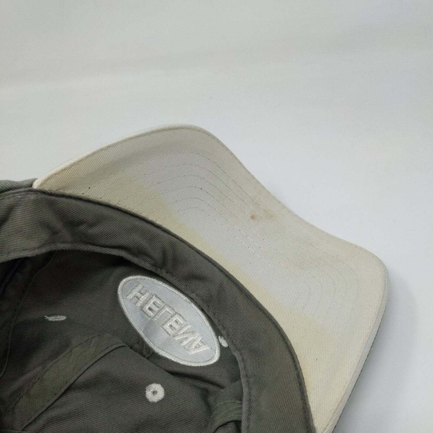 Helena Strapback Hat Gray One Size Adjustable Embroidered 6 Panel
