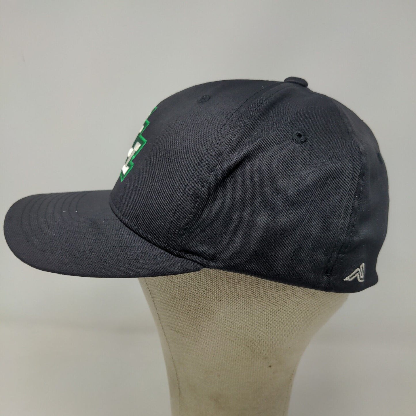 Pacific Headwear Men's Fitted Hat Black Size S-M 476F Embroidered ZLL Logo