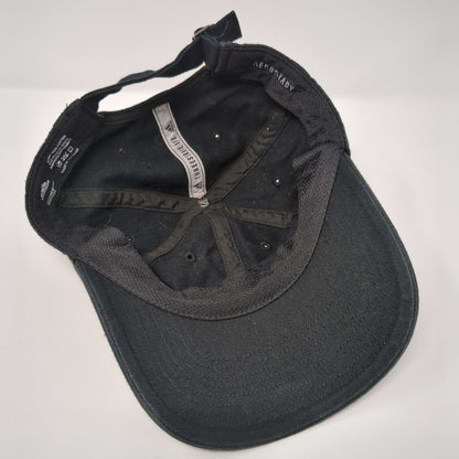 Adidas 3 Stripes Slideback Hat Black One Size Adjustable Embroidered