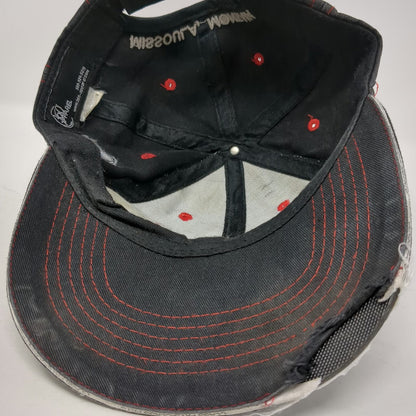 360 Apparel Peterbilt Montana Baseball Cap Black Red OSFM Hat Contrast Stitch