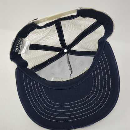 Sun Valley Idaho Snapback Trucker Hat Blue One Size Mesh Back Ouray