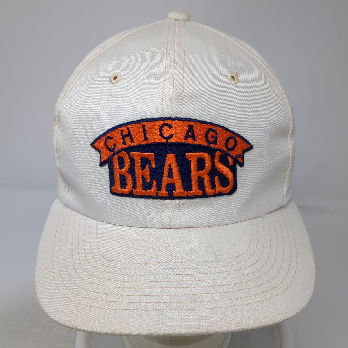 Chicago Bears NFL Sports Specialties Snapback White Hat Embroidered Vintage