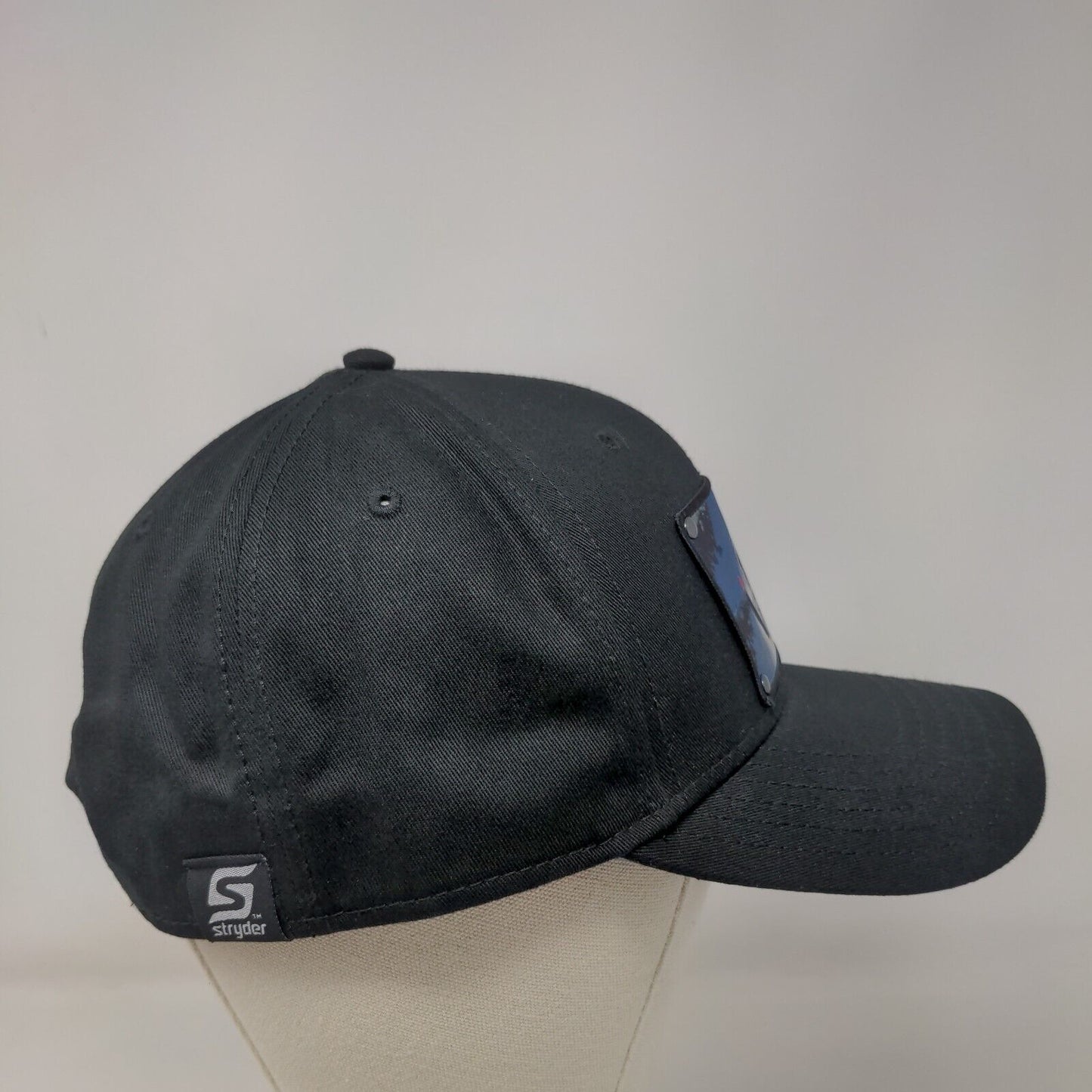 Brundage Mountain Stryder Snapback Hat Black OSFM Vent Holes Otto