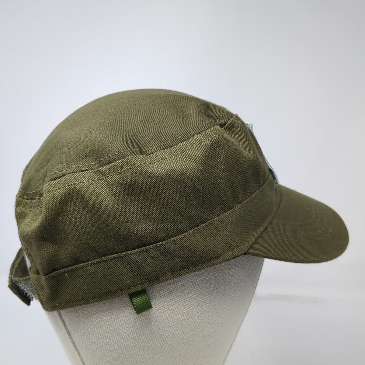 Teetot & Co. Army Cap Green One Size American Flag Patch Polyester Strapback Hat