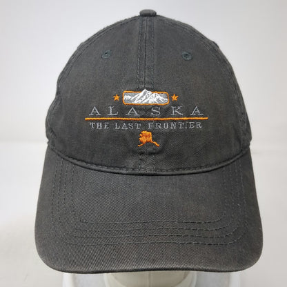 Prairie Mountain Baseball Cap Gray One Size Alaska The Last Frontier Hat Cotton