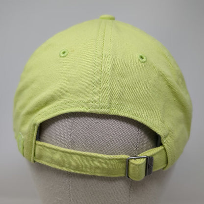 Adidas Baseball Cap Green One Size Cotton Logo Adjustable Slideback Strap Hat