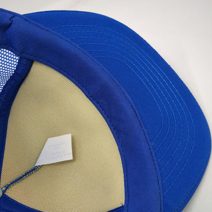 I/D/E/A inc. Executone Telephones Trucker Hat Blue Snapback Mesh Back Vintage