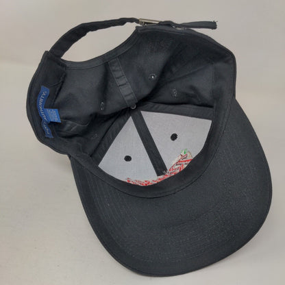 Rowe's Supermarket Slideback Hat Black One Size Embroidered Port Authority