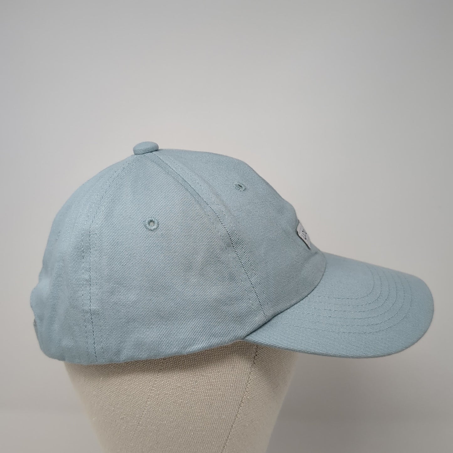 Younique Patch Slideback Hat Blue One Size Adjustable Solid 6 Panel