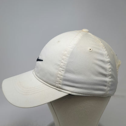 Nike Baseball Cap White One Size Legacy91 Dri-Fit Swoosh Logo Strapback Golf Hat