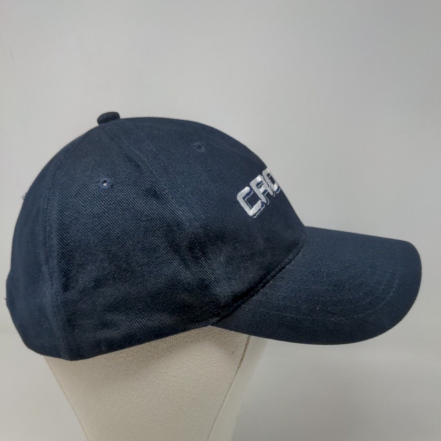 Crown Boiler Company Men's Strapback Hat Blue Size OSFA Embroidered Logo