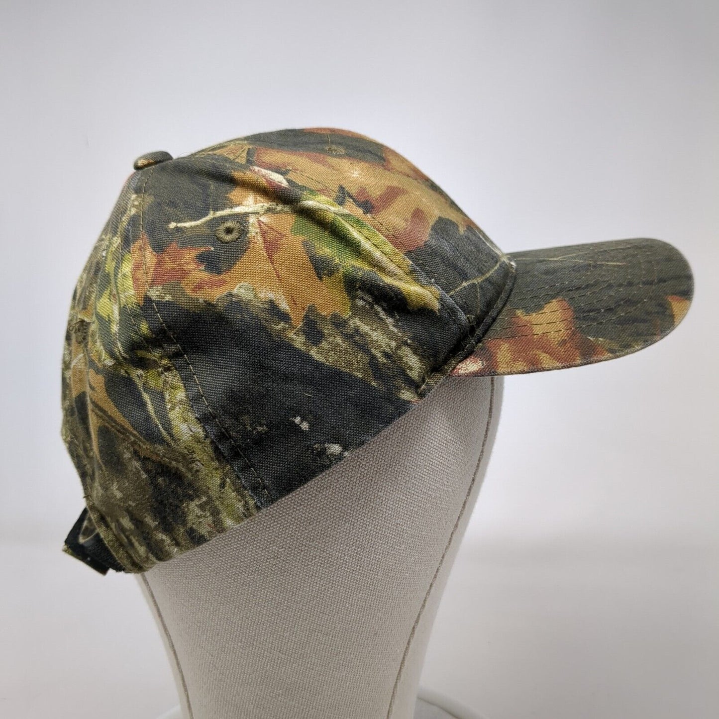 Outdoor Cap Strapback Hat Camo One Size Adjustable Mossy Oak 6 Panel