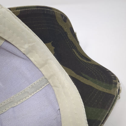 Unbranded Ponytail Back Trucker Hat Multicolor OS Adjustable Mesh Distressed