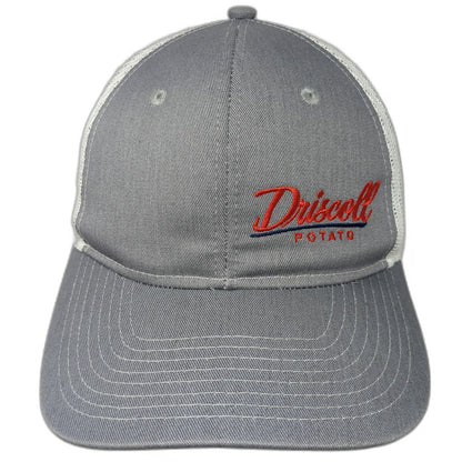 Port Authority Trucker Hat Gray One Size Driscoll Potato Mascot Mesh Snapback