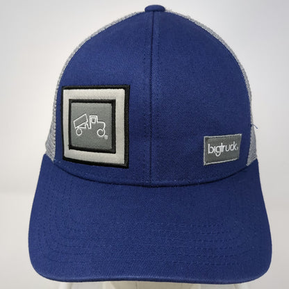 Bigtruck Trucker Hat Blue One Size Mesh Back Graphic Lining Logo Patch Snapback