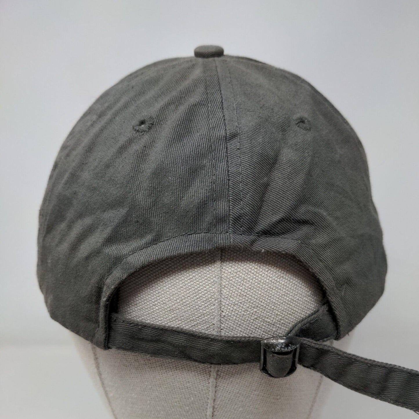 Cabela's Club Slideback Hat Gray OSFM Embroidered Adjustable Vent Holes