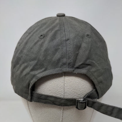 Cabela's Club Slideback Hat Gray OSFM Embroidered Adjustable Vent Holes