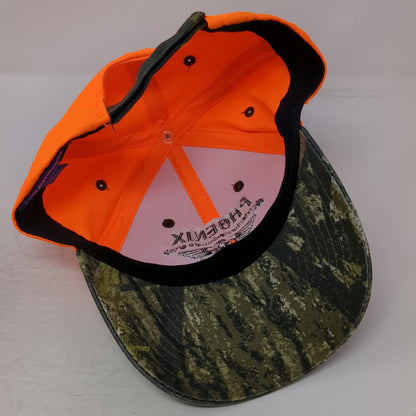 Port Authority Baseball Cap Orange Camo One Size Phoenix Hardware Eagle Hat