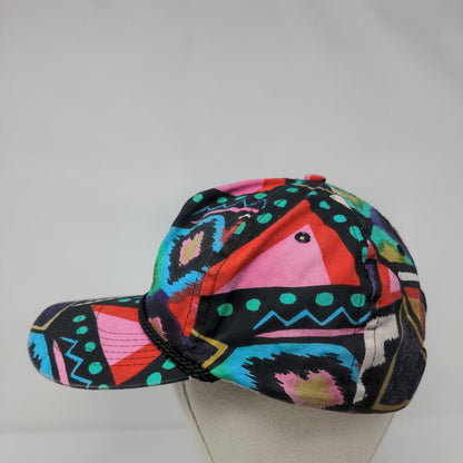 Cameo Snapback Rope Hat Multi OSFA Adjustable Geometric Vent Holes