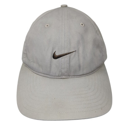 Nike Tiger Woods Baseball Cap Beige One Size Adjustable Embroidered 6 Panel