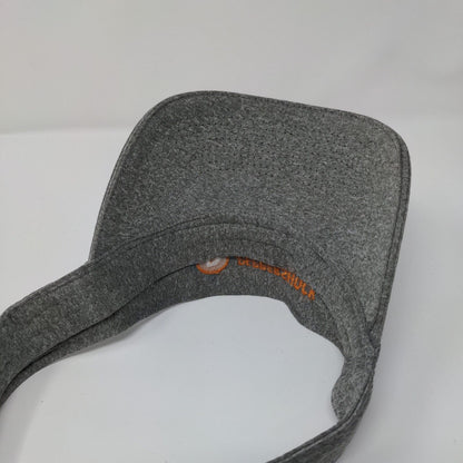 Peppershock Media Strapback Sun Visor Gray One Size Adjustable Sport-Tek
