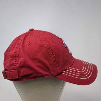 47 Brand Philadelphia Phillies MLB Baseball Cap Red One Size Slideback Hat Logo