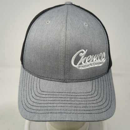 Richardson Trucker Hat Gray One Size Snapback Chemco Products Company Mesh Hat