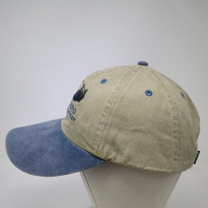 Ouray Sportswear Baseball Cap Beige Blue One Size Wolfeboro Lake Strapback Hat