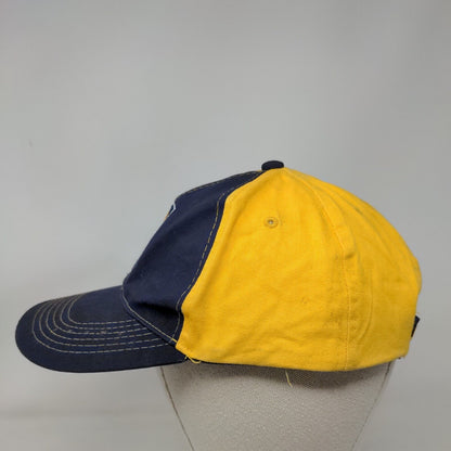 NBA Indiana Pacers Strapback Hat Blue Yellow Embroidered Logo Main Gate