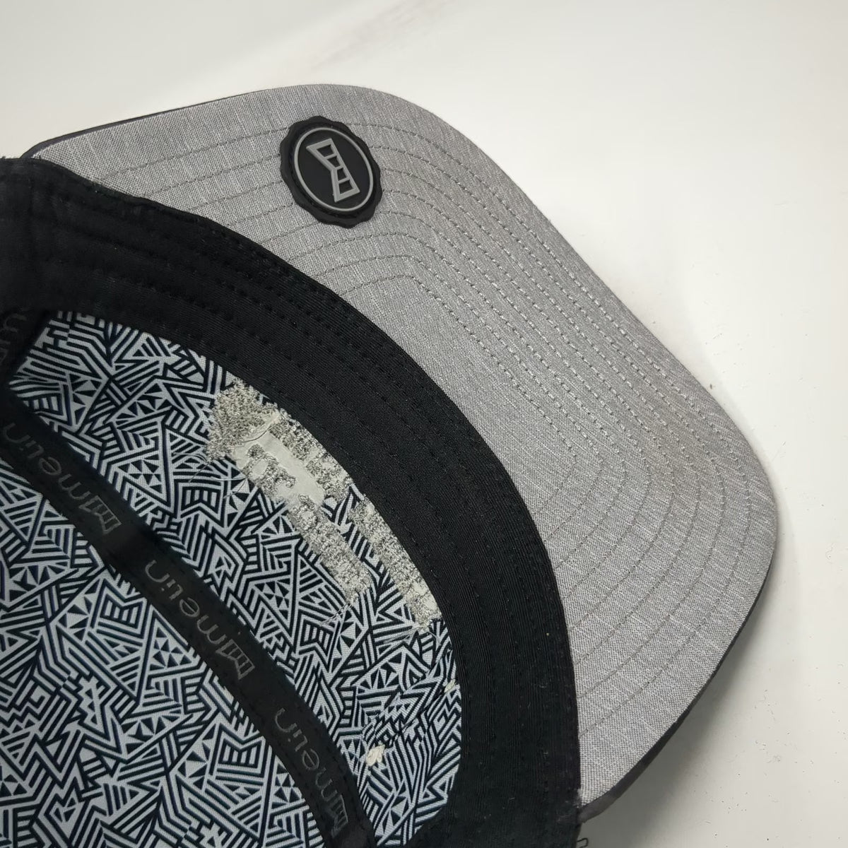 Melin Trucker Hat Black Camo 58cm JM Thomas Forest Products Pine Tree Logo