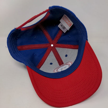 Captain America Adult Snapback Hat Multicolor 57-60cm Adjustable 6 Panel Marvel