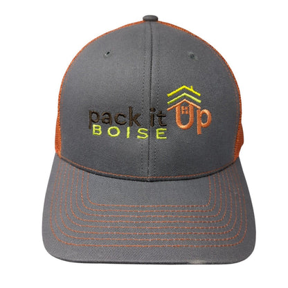 Pack It Up Boise Fitted Trucker Hat Multicolor One Size Mesh Back Fahrenheit