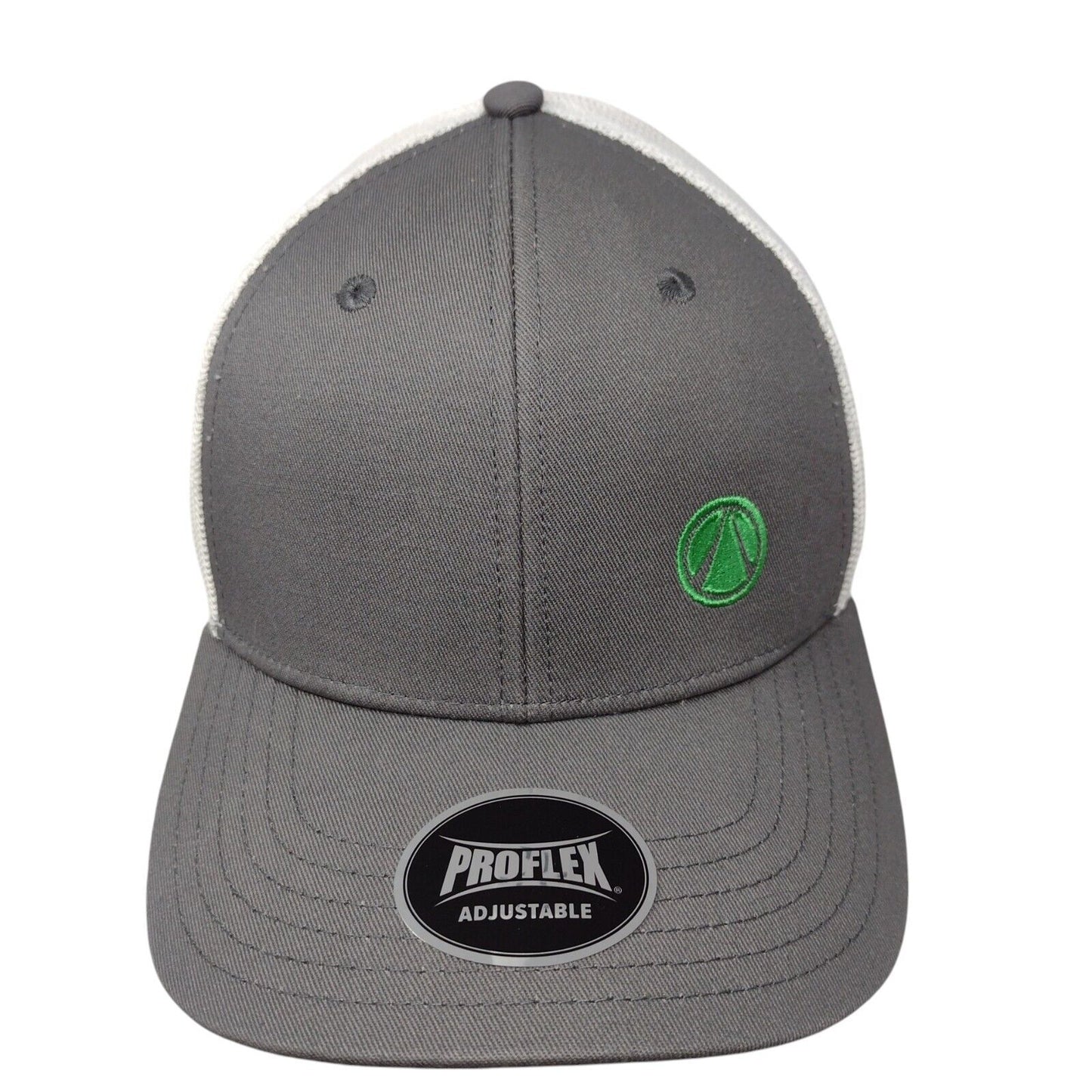 Outdoor Cap Snapback Mesh Back Trucker Hat Gray OSFA Proflex Adjustable