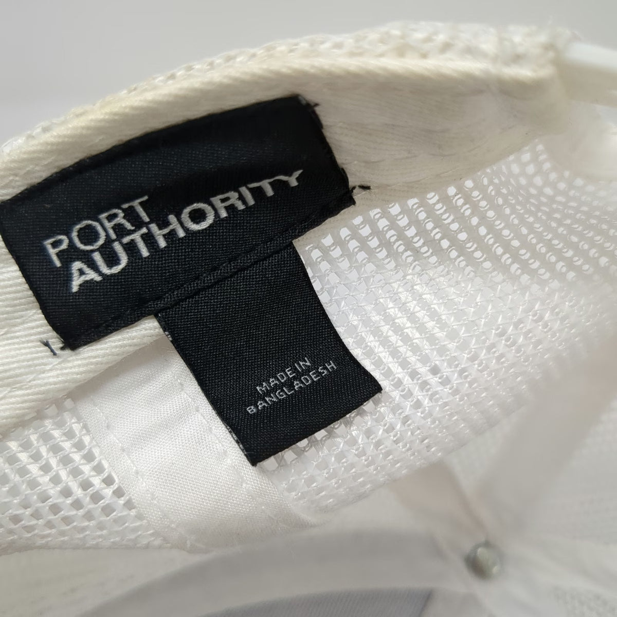 Port Authority Trucker Hat Gray One Size Snapback Mesh Back River Buddies Fish