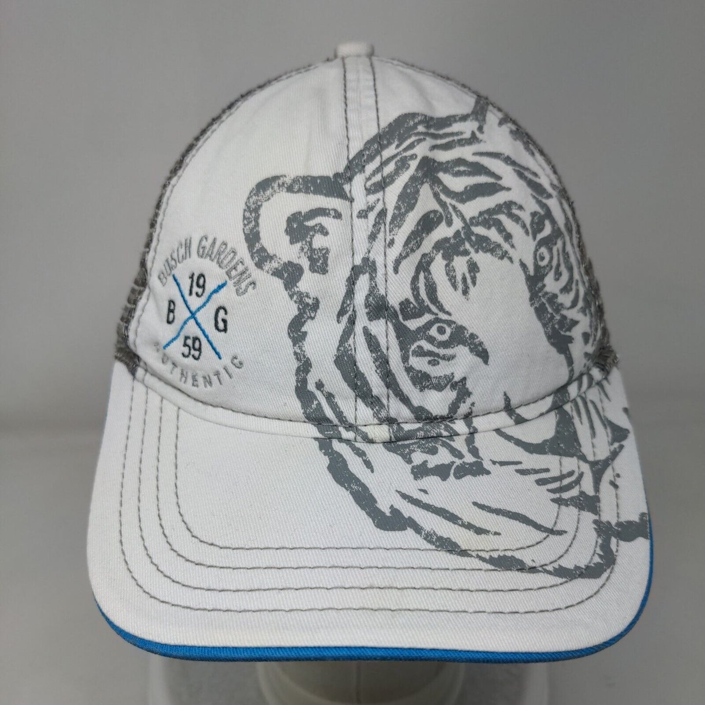 Busch Gardens Snapback Mesh Back Trucker Hat Multi One Size Colorblock