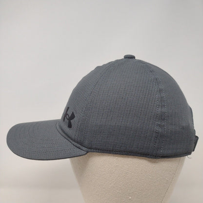 Under Armour Vent Strapback Hat Gray OSFA Free Fit Adjustable 6 Panel